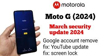 Motorola Moto G 2024 Frp Bypass Android 14 Moto G 2024 Android 14 Reset Google Account Frp Lock 