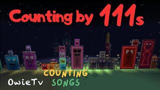 Counting by 111s Song  Minecraft Numberblocks Counting Songs  Math and Number Songs for Kids