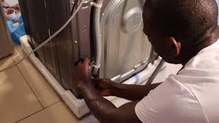 How to Install and Plumb a Washing Machine  SAMSUNG Ecobubble 8KG Front Load
