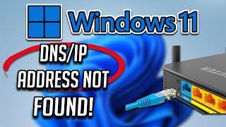 FIX Server IPDNS Address Could Not Be Found in Windows 1110 2024 Tutorial