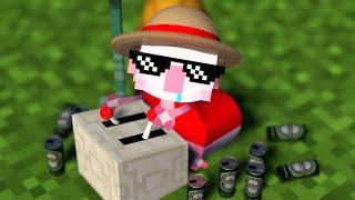 The result of Axolotl driving the Ferris wheel & Parotters best hit minecraft 3D animations