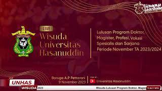 Wisuda Universitas Hasanuddin Periode November Tahun Akademik 20232024