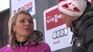 Auf dem Zitterbalken mit Marlies Schild und Maria Höfl-Riesch