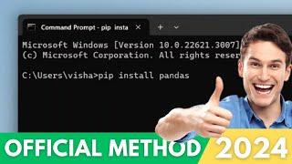 How to Install PIP in Command Prompt 2024 - Beginner Guide