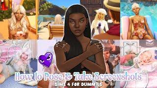 How to Pose and Take Screenshots with Wicked Whims  The Sims 4 Sims 4 For Dummies