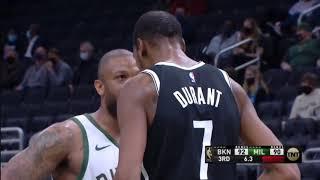 Kevin Durant fights PJ Tucker