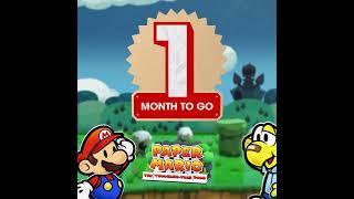 Paper Mario The Thousand-Year Door Nintendo Switch - 1 month to go #PaperMario