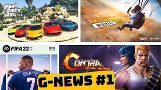 BGMI for PC GTA5 new cars Genshin Impact 2.0 & FIFA 22 release Contra returns GTA 6 release date