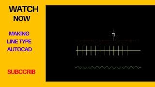 How To Draw The LINE TYPE AutoCAD