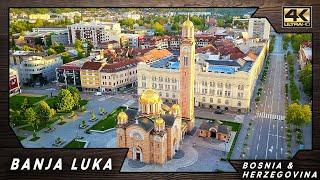 Banja Luka ● Bosnia and Herzegovina  【4K】 Aerial Cinematic Drone 2023