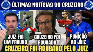 JUÍZ ROUBOU O CRUZEIRO CRAQUE NETO E PILHADO NÃO PERDOA ARBITRAGEM  MATTOS PEDE PUNIÇÃO.