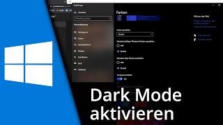 Windows 10 Dark Mode  Tutorial