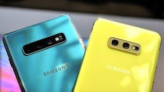 Samsung Galaxy S10 vs S10e  Side-by-side comparison