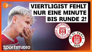 Hallescher FC – FC St. Pauli  DFB-Pokal 202425 1. Runde  sportstudio