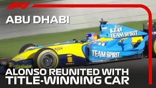 Fernando Alonso Reunited With Renault R25  2020 Abu Dhabi Grand Prix