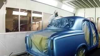 restauration voiture ancienne peinture peugeot 403 columbo collection