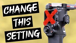 Do THIS for better gimbal video you don’t know this method