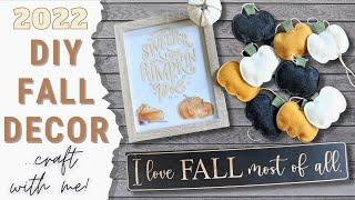 Fall DIY Decor 2022  Craft with me for fall