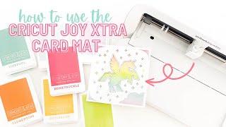 How To Use the Cricut Joy Xtra Card Mat  Cricut Joy Xtra Card Mat Tutorial