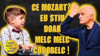 Copiii spun cu Virgil Ianțu  Micul Mozart ne cântă „Melc melc codobelc” 