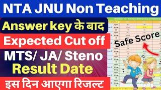 NTA JNU All Post Wise Non Teaching Cut off After Answer Key 2023  JNU NON Teaching Result 2023