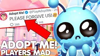 ️ADOPT ME HUGE DRAMA…PLAYERS UPSET BECAUSE OF THE NEW PETS UPDATE ROBLOX