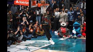 J. Cole Missed A Dunk After Dennis Smith Jr. In 2019 AT&T Slam Dunk Contest  All-Star Weekend