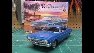 1966 Chevy Impala SS 396 2n1 125 Scale Model Kit Build Review Revell 85-4497