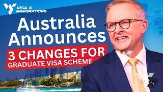 BIG CHANGES 485 Temporary Graduate Visa in Australia 2024 Update  Australia Skilled Worker Visa