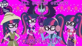 All Scitwi Outfits-Equestria Girls Series