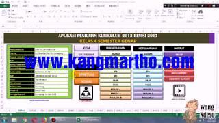 Tutorial Aplikasi Raport K13 Revisi 2017