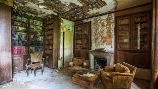 Abandoned French Mansion of a Wealthy Businessman Reveals Mystical Library