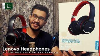 Lenovo HD200 Heavy Bass Wireless Bluetooth Headphones In Pakistan & India  Budget Headphones