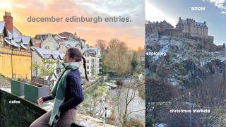 festive cosy day in edinburgh  december entries