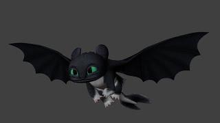 Ruffrunner Nightlight Animations HTTYD - Blender Animation