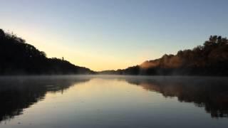 Dawn on Savannah River While Kayaking down to Savannah