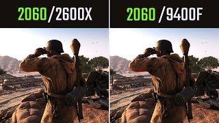 RTX 2060+i5 9400F or RTX 2060+2600X Test in 5 Games