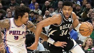 Philadelphia 76ers vs Milwaukee Bucks - Full Game Highlights  March 14 2023-24 NBA Season