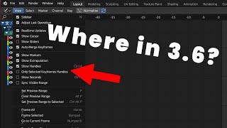 Blender 3.6 Only show selected F-Curve Keyframes