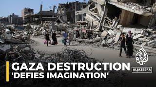 Level of destruction in Beit Lahiya defies imagination Gaza’s Civil Defense