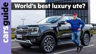 2024 Ford Ranger review Platinum  New luxury dual-cab ute  pick-up levels up beyond Toyota HiLux?