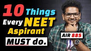 10 Things ALL Successful NEET Aspirants Do  Anuj Pachhel