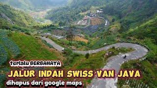 JALAN INDAH SWISS VAN JAVA DIENG ‼️ dianggap ekstreme akhirnya dihapus dari GOOGLE MAPS