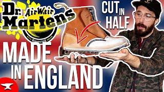 MADE IN ENGLAND Dr Martens Boots CUT IN HALF - 1460 doc marten review