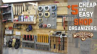 5 More Super Simple Garage Workshop Organizers - HOW TO