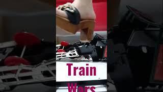 Crush Train with heel Sandals #shorts #viral #asmr stomp roleplay #crushing #experiment #art #fun