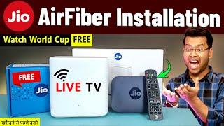 Jio AirFiber Installation Speed Test Plans Booking Live TV  Jio AirFiber vs JioFiber Air Fiber