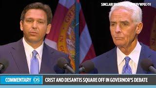 Crist DeSantis square off in governors debate  Commentary