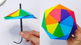 How to make paper Umbrella  Easy paper crafts
