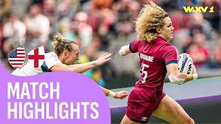 Red Roses run riot   USA v England  Highlights  WXV 1